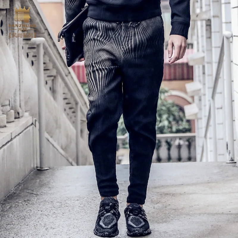 Fanzhuan free shipping new fashion men's casual spring 2017 trend Haren male waist slim pleated trousers 711004 pants black
Fanzhuan free shipping new fashion men's casual spring 2017 trend Haren male waist slim pleated trousers 711004 pants black