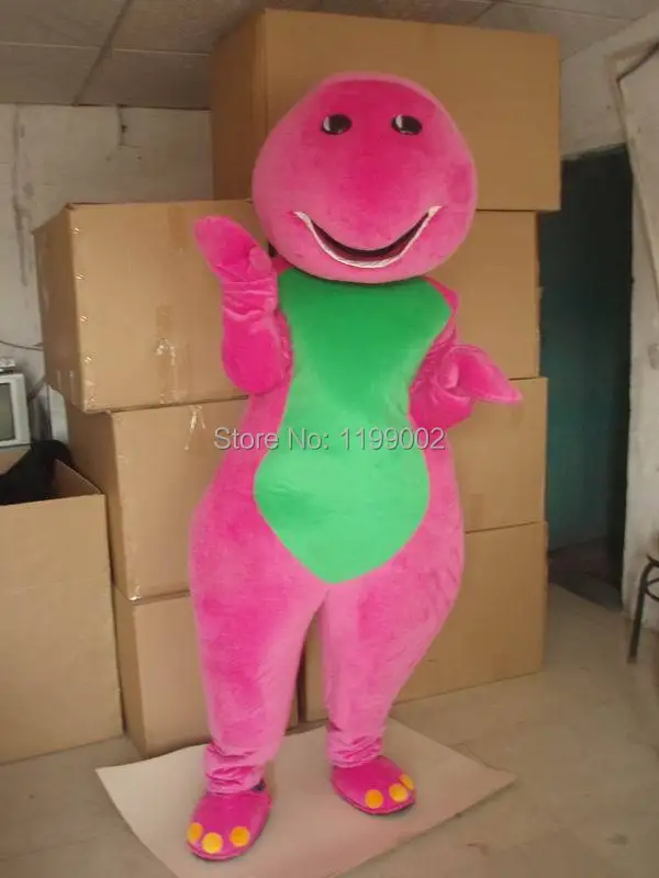 High quality Adult Barney Cartoon Mascot Costumes Purple dragon on Adult Size + Fan Free Shipping
High quality Adult Barney Cartoon Mascot Costumes Purple dragon on Adult Size + Fan Free Shipping