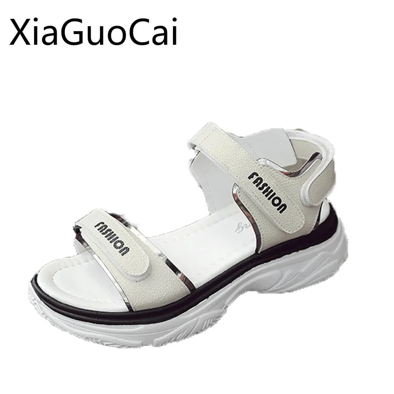 Black and White Fashion Women Platform Sandals Open Summer Beach Female Flat Sandals Hook Loop Outdoor Sandals
Black and White Fashion Women Platform Sandals Open Summer Beach Female Flat Sandals Hook Loop Outdoor Sandals