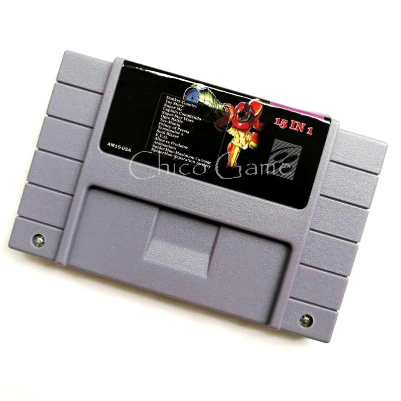Save File Super 15 in 1 Game Cartridge for 16 bit NTSC Console with Ogre Battle E.V.O. Spider Man Terminator 2
Save File Super 15 in 1 Game Cartridge for 16 bit NTSC Console with Ogre Battle E.V.O. Spider Man Terminator 2