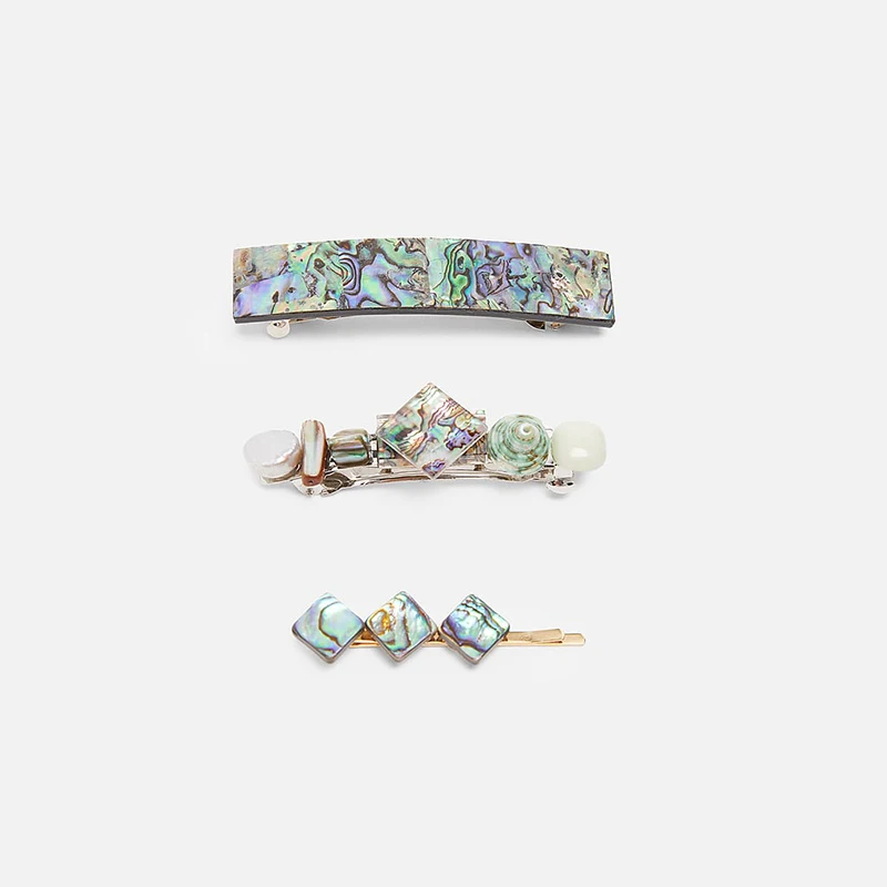 FASHIONSNOOPS New za Korea Fashion Shell Conch Hair Clips for Women Girls Geometry Hairpins Resin Hair Accessories
FASHIONSNOOPS New za Korea Fashion Shell Conch Hair Clips for Women Girls Geometry Hairpins Resin Hair Accessories