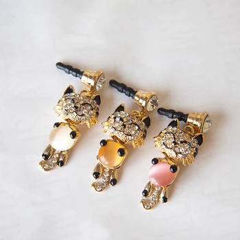 100pcs/lot Fashion Smiling Tiger With Opal For Iphone For Samsung And All 3.5mm Universal Mobile Phone Earphone Dust Plug
100pcs/lot Fashion Smiling Tiger With Opal For Iphone For Samsung And All 3.5mm Universal Mobile Phone Earphone Dust Plug
