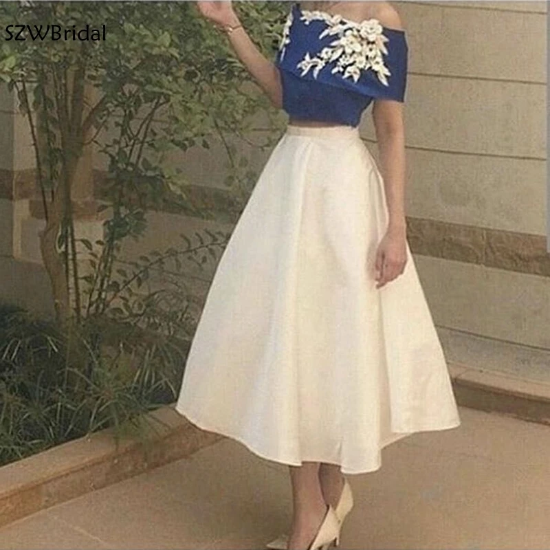 New Arrival Two pcs Royal blue Short evening dress 2019 Flower Lace Appliques Sexy Prom evening gown abiye vestidos elegantes
New Arrival Two pcs Royal blue Short evening dress 2019 Flower Lace Appliques Sexy Prom evening gown abiye vestidos elegantes