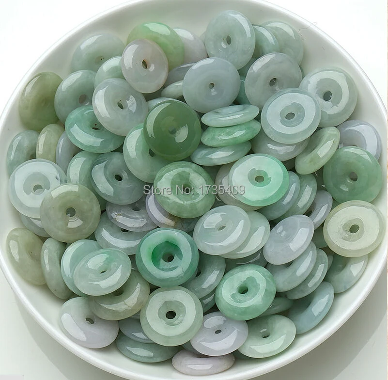 10pcs Texture 100% Natural Grade A Jadeite Big Circle Loose Beads
10pcs Texture 100% Natural Grade A Jadeite Big Circle Loose Beads