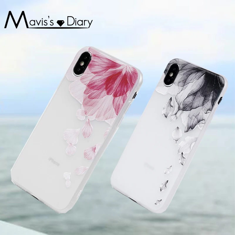 Phone Case For iPhone X 3D Relief Flower Colorful Painted Phone Cases Transparent Capa Soft TPU Clear Back Cover Fundas Capa
Phone Case For iPhone X 3D Relief Flower Colorful Painted Phone Cases Transparent Capa Soft TPU Clear Back Cover Fundas Capa