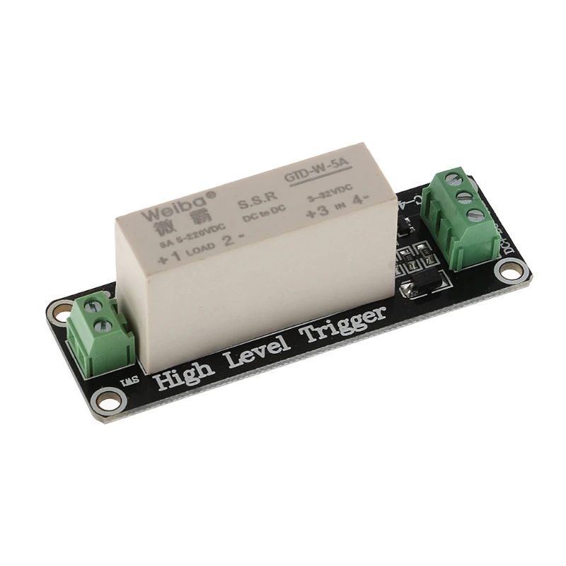 New 1 Channel SSR Solid State Relay High-low Trigger 5A 3-32V For Arduino Uno R3-M43
New 1 Channel SSR Solid State Relay High-low Trigger 5A 3-32V For Arduino Uno R3-M43