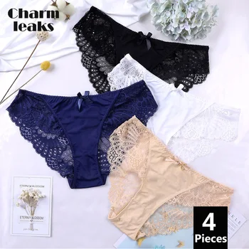 Charmleaks Women's Hipster Underwear V String Panties Briefs Lace sexy Cotton Tanga Thong Lace Edge Breathable Transparent
Charmleaks Women's Hipster Underwear V String Panties Briefs Lace sexy Cotton Tanga Thong Lace Edge Breathable Transparent