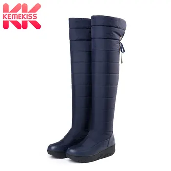 KemeKiss Womens Fashion Cotton Leather Snow Boots Thigh High Long Boots Non-Slip Winter Warm Thick Fur Shoes Women Size 35-44
KemeKiss Womens Fashion Cotton Leather Snow Boots Thigh High Long Boots Non-Slip Winter Warm Thick Fur Shoes Women Size 35-44
