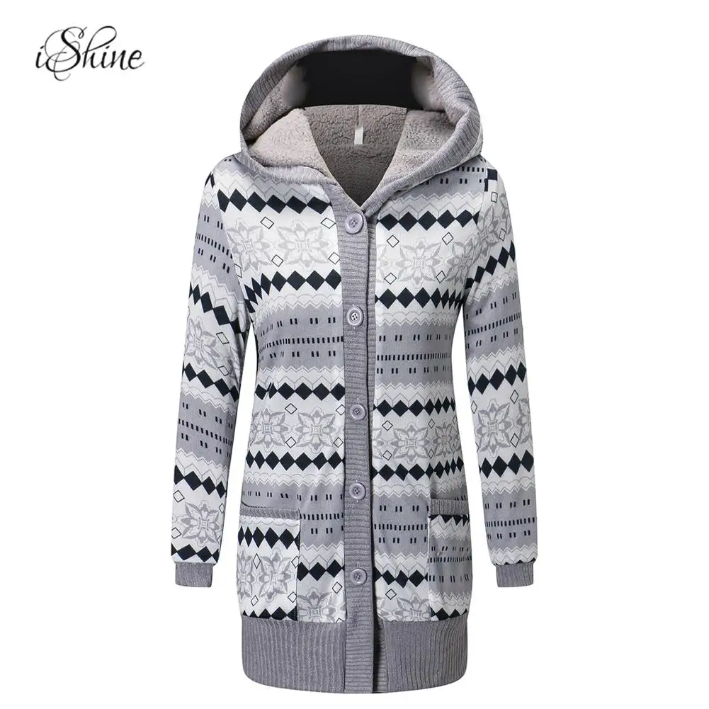 2018 Fleece Outwear Winter Autumn Long Sleeve Thicken Warm Hooded Sweat Coat Casual Pocket Knitting Cardigan Sweater Coats
2018 Fleece Outwear Winter Autumn Long Sleeve Thicken Warm Hooded Sweat Coat Casual Pocket Knitting Cardigan Sweater Coats