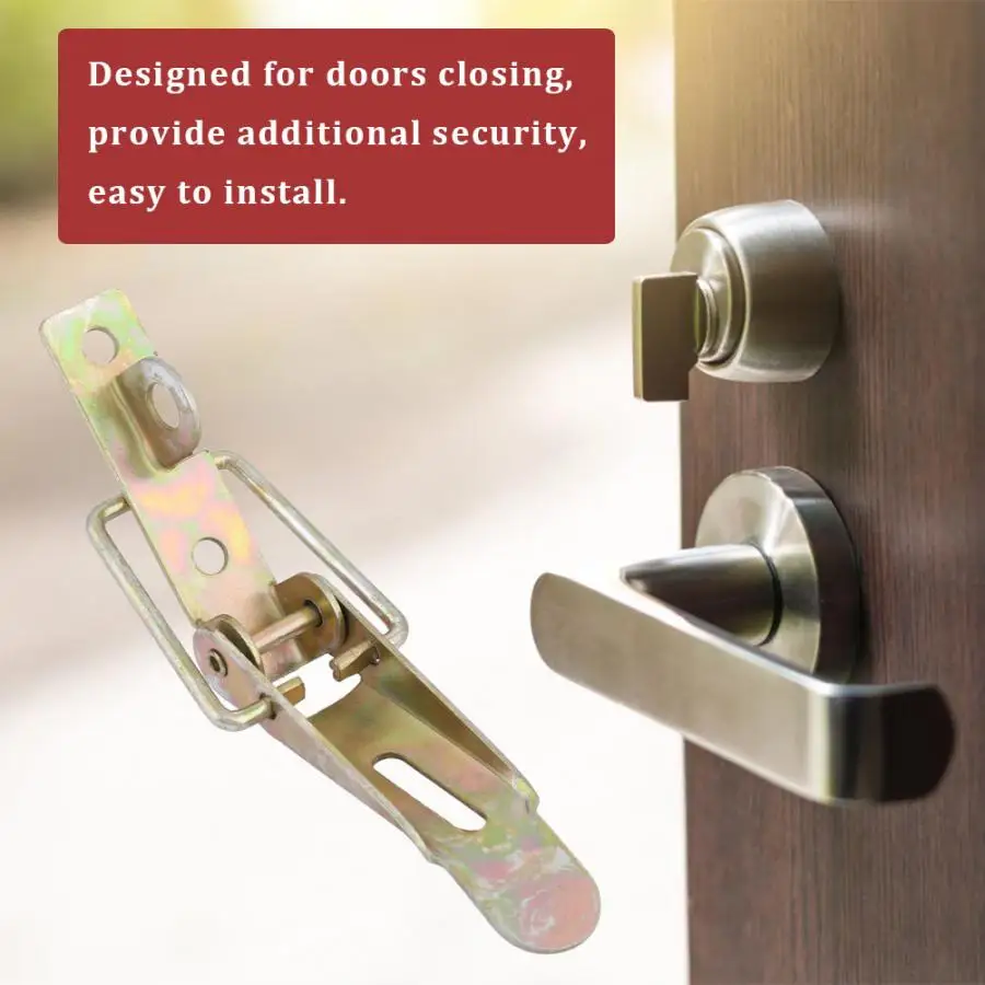 10Pcs/Set Hasp Latch Lock for Cabinet Case Toggle Spring Loaded Latch Catch Hasp Furniture Hardware Accessories
10Pcs/Set Hasp Latch Lock for Cabinet Case Toggle Spring Loaded Latch Catch Hasp Furniture Hardware Accessories
