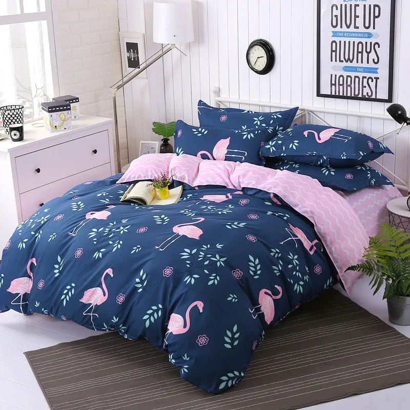 Comfortable king Small bee Bedding set dekbedovertrek 2 persoons duvet cover pillow case Flamingos / Mermaid bedclothes-edredon
Comfortable king Small bee Bedding set dekbedovertrek 2 persoons duvet cover pillow case Flamingos / Mermaid bedclothes-edredon