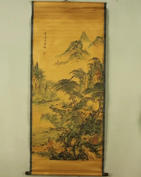 Antique painting traditional Chinese Crane feeding in the mountains painting scroll painting,old paper painting
Antique painting traditional Chinese Crane feeding in the mountains painting scroll painting,old paper painting