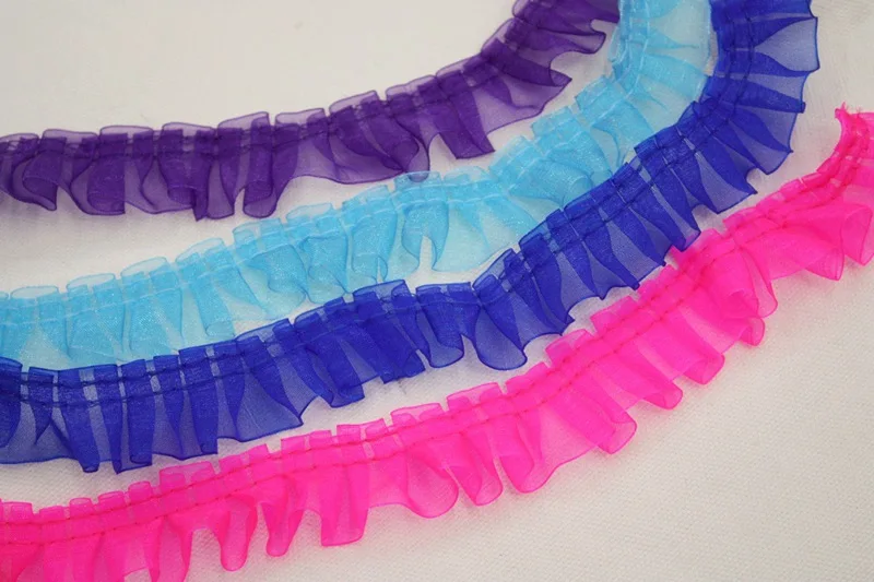 Wholesale 40meters/lot 2.5cm Polyester ruffle lace trim Fold lace umbrella accessories organza material Z330
Wholesale 40meters/lot 2.5cm Polyester ruffle lace trim Fold lace umbrella accessories organza material Z330
