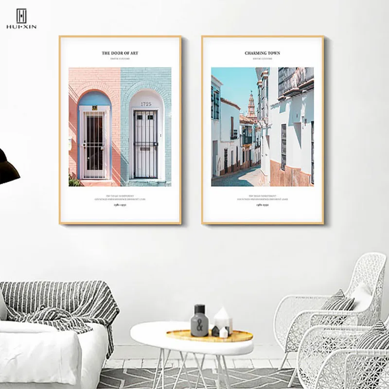 The Landscape Decorative Canvas Posters Paintings Of Black Letters In Graduated Color Background Charming House For Room Decor
The Landscape Decorative Canvas Posters Paintings Of Black Letters In Graduated Color Background Charming House For Room Decor
