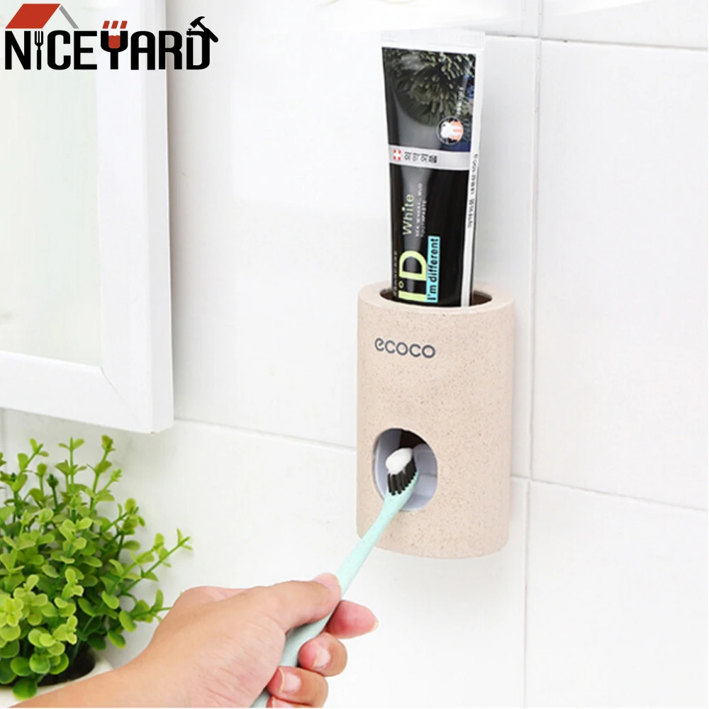 Creative Toothpaste Squeezers Automatic Toothpaste Dispenser Wall Mount Stand Toothbrush Holder Dust-proof Bathroom Accessories
Creative Toothpaste Squeezers Automatic Toothpaste Dispenser Wall Mount Stand Toothbrush Holder Dust-proof Bathroom Accessories