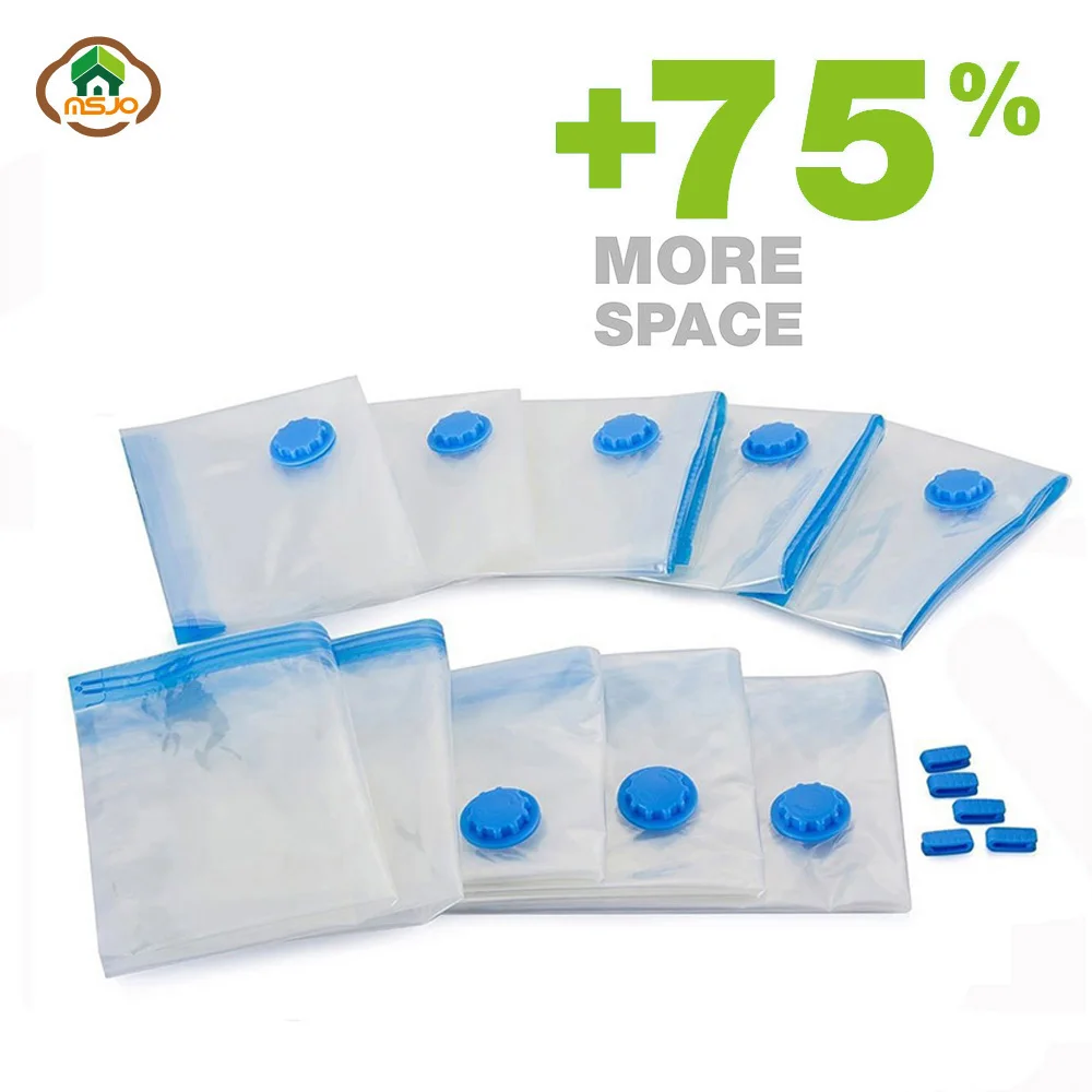 Msjo Vacuum Bag For Clothes Storage Bag Transparent Foldable Extra Large Size Compressed Organizer Saving Space Seal Storage Bag
Msjo Vacuum Bag For Clothes Storage Bag Transparent Foldable Extra Large Size Compressed Organizer Saving Space Seal Storage Bag