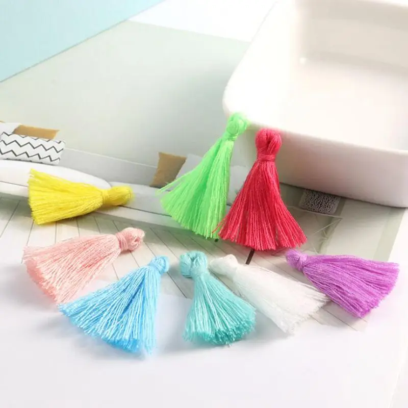 75colors 100PCS 3cm Cotton Thread Tassel Jewelry Finding Earrings Accessories DIY Pendant key Fringer Trims Sewing Craft Tassels
75colors 100PCS 3cm Cotton Thread Tassel Jewelry Finding Earrings Accessories DIY Pendant key Fringer Trims Sewing Craft Tassels
