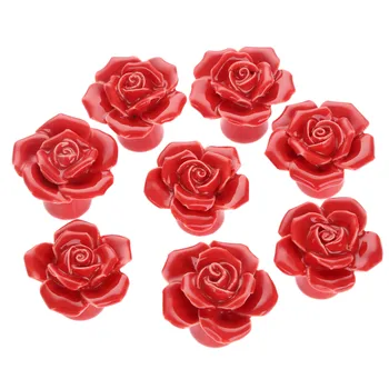 DRELD 8Pcs Ceramic Red Rose Furniture Cabinet Knobs and Handles Door Cupboard Drawer Kitchen Pull Handles Furniture Fittings
DRELD 8Pcs Ceramic Red Rose Furniture Cabinet Knobs and Handles Door Cupboard Drawer Kitchen Pull Handles Furniture Fittings