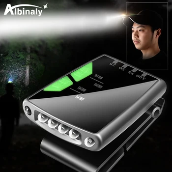 Induction switch LED cap clip light super bright LED Headlamp Rechargeable fishing light Hat lamp comfortable to wear
Induction switch LED cap clip light super bright LED Headlamp Rechargeable fishing light Hat lamp comfortable to wear