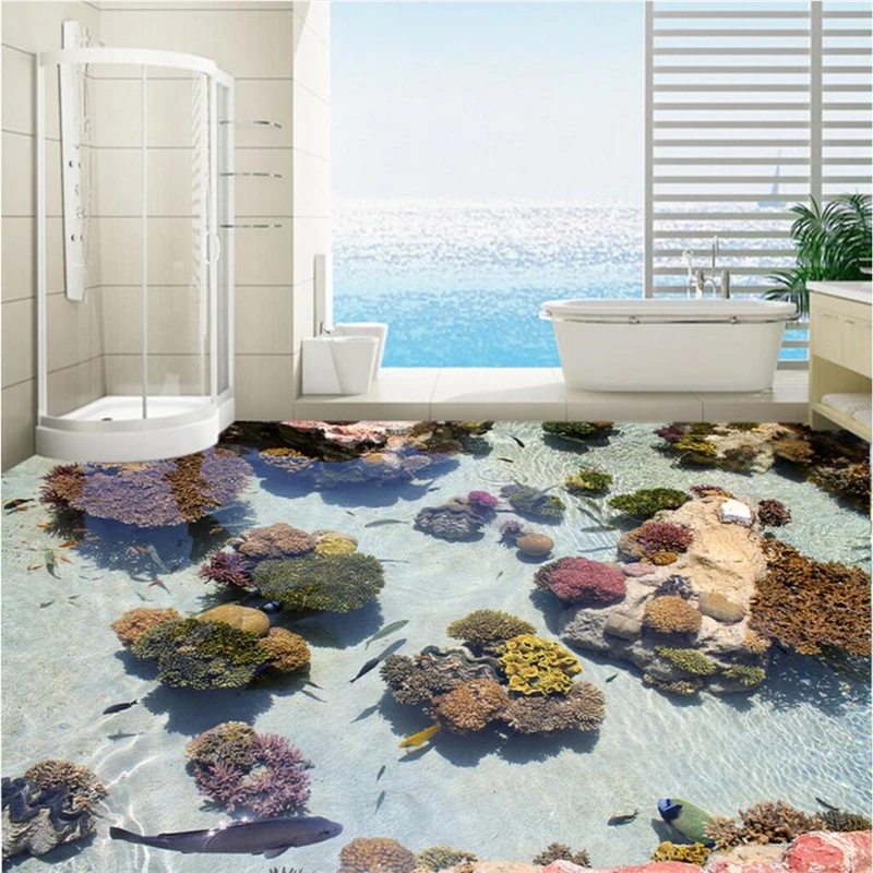 beibehang Custom 3D floor stickers Coral Tropical Fish Ocean 3D Floor Painting can be magnified ten times the room living room
beibehang Custom 3D floor stickers Coral Tropical Fish Ocean 3D Floor Painting can be magnified ten times the room living room