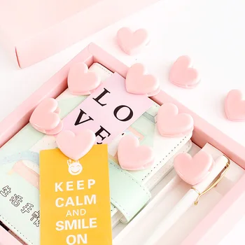 Cute Heart Memo Photo Clips Kawaii Pink Paper Clips Binder Message Postard Holder For Girls Stationery Office School Supplies
Cute Heart Memo Photo Clips Kawaii Pink Paper Clips Binder Message Postard Holder For Girls Stationery Office School Supplies