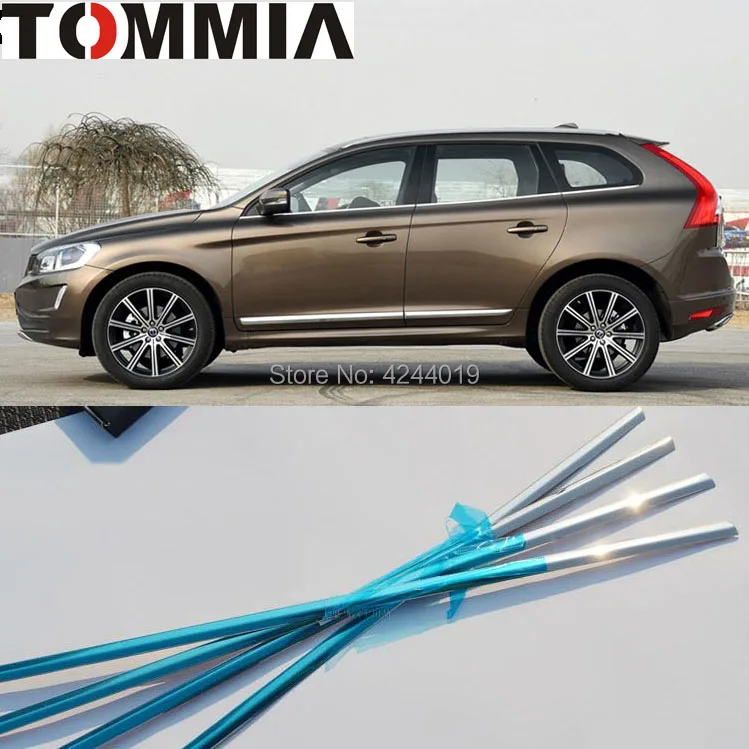 TOMMIA 6pcs Stainless Steel Chrome Bottom Window Frame Sill Trim For Volvo XC60 2011-2015 Car Accessories
TOMMIA 6pcs Stainless Steel Chrome Bottom Window Frame Sill Trim For Volvo XC60 2011-2015 Car Accessories