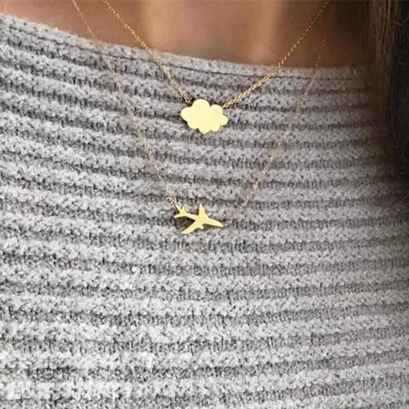 DIEZI Vintage Gold Chain Necklace for Women Bohemia Mulitlayer Airplane Cloud Charm Statement Choker Necklace Party Jewelry
DIEZI Vintage Gold Chain Necklace for Women Bohemia Mulitlayer Airplane Cloud Charm Statement Choker Necklace Party Jewelry