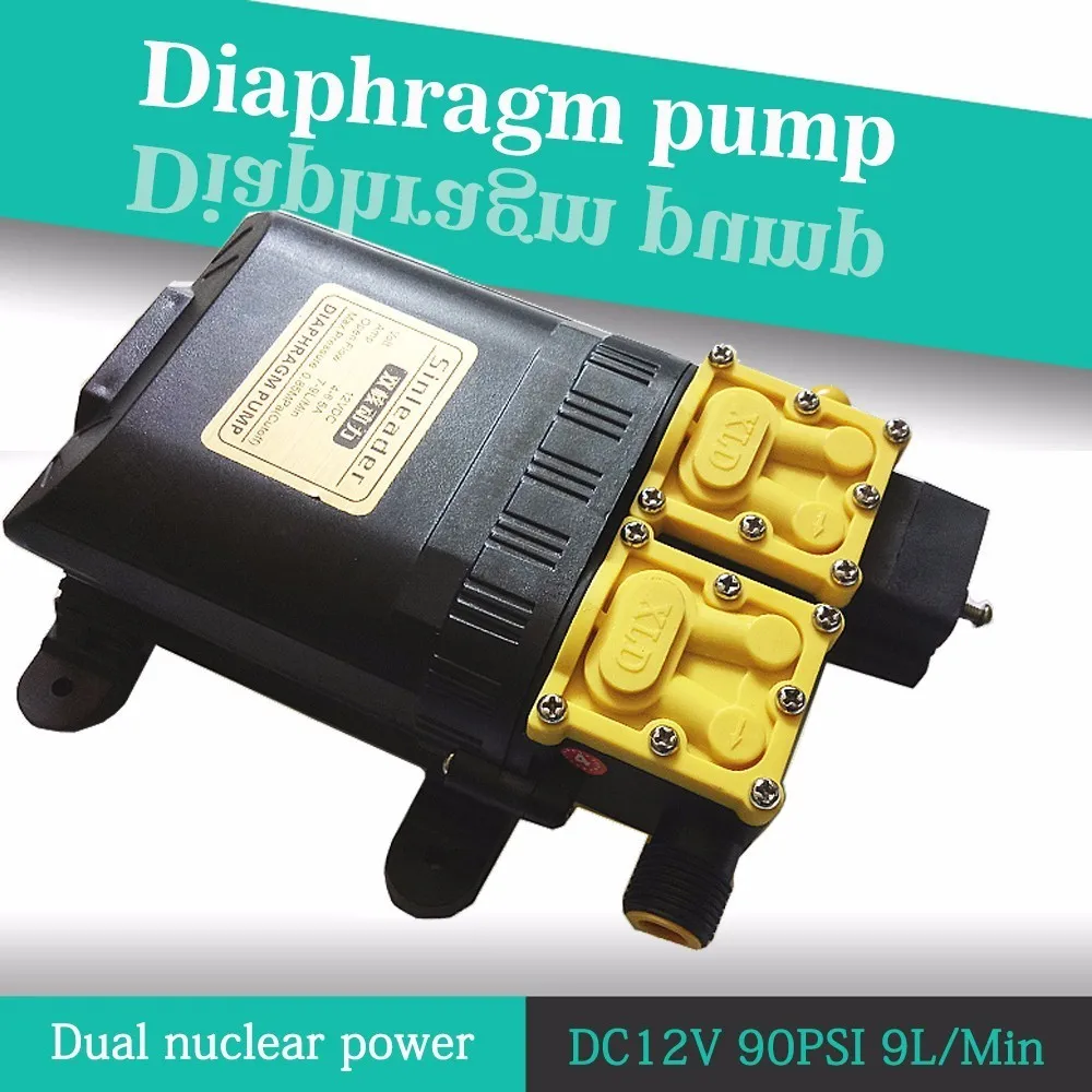 Dc 12v 125psi 9l/min Agricultural Electric Water Pump Dual power pump Micro High Pressure Diaphragm Water Sprayer Car Wash
Dc 12v 125psi 9l/min Agricultural Electric Water Pump Dual power pump Micro High Pressure Diaphragm Water Sprayer Car Wash