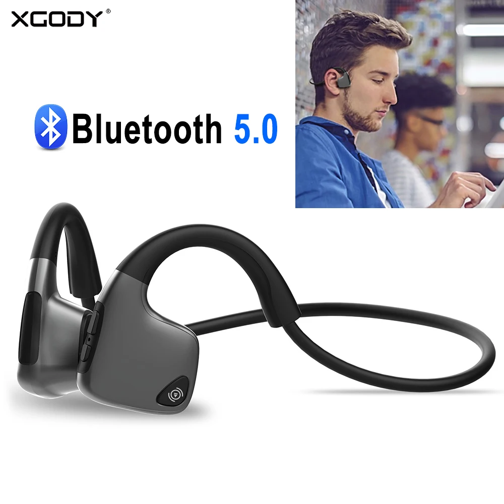 XGODY R9 New Bone Conduction Wireless Headphone Headset Noise Cancelling Stereo Bluetooth 5.0 Earphone Headband With Dual Mic
XGODY R9 New Bone Conduction Wireless Headphone Headset Noise Cancelling Stereo Bluetooth 5.0 Earphone Headband With Dual Mic