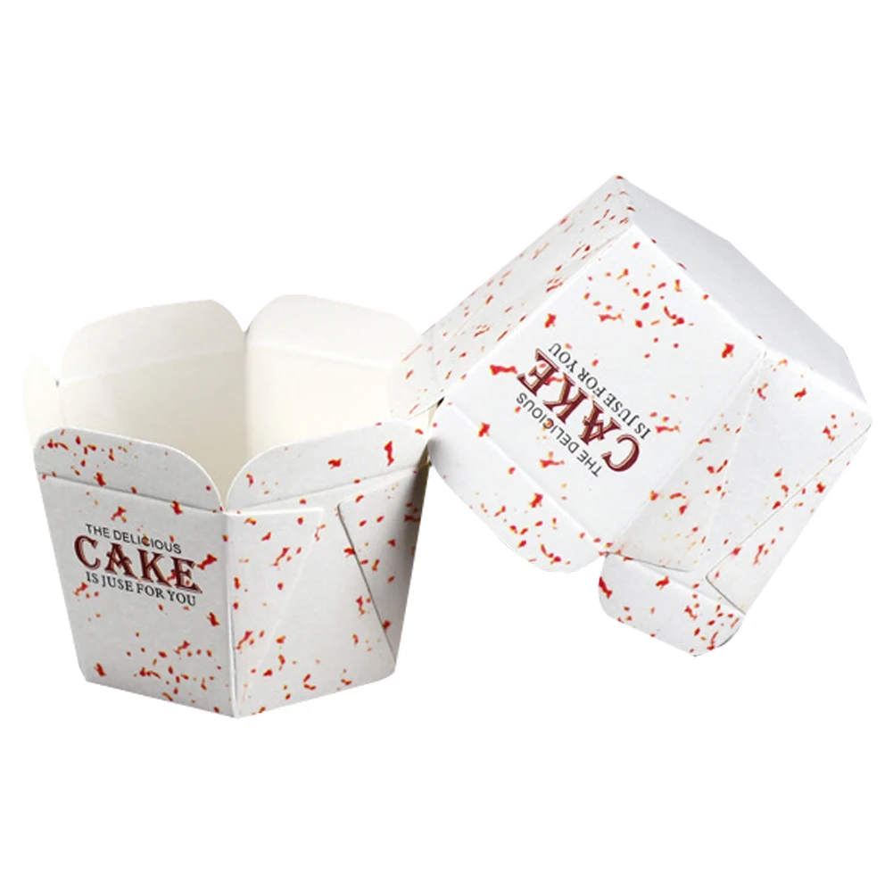 Premium Baking Cups Hexagon Paper Mold For Snacks Mini Cupcakes Muffins 100Pcs Colorful | Дом и сад