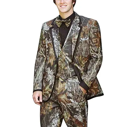 Custom Made Groomsmen Camo Groom Tuxedos Shawl Notch Lapel Men Suits Wedding Best Man Blazer ( Jacket+Pants+Vest +Bow Tie) C313
Custom Made Groomsmen Camo Groom Tuxedos Shawl Notch Lapel Men Suits Wedding Best Man Blazer ( Jacket+Pants+Vest +Bow Tie) C313