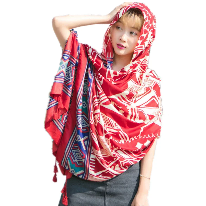 Vintage Abstract Pattern Scarves For Women Clasic Women's Shawl Tassel Fashion Linen Woman Scarf Square LIC Infinity Head Scarf
Vintage Abstract Pattern Scarves For Women Clasic Women's Shawl Tassel Fashion Linen Woman Scarf Square LIC Infinity Head Scarf