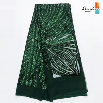 Dark Green Sequins Net Lace Fabrics 2K19 Prom Dresses Laces Material Nigerian Guinea Bride Dresses Sequined Embroidered Fabrics
Dark Green Sequins Net Lace Fabrics 2K19 Prom Dresses Laces Material Nigerian Guinea Bride Dresses Sequined Embroidered Fabrics