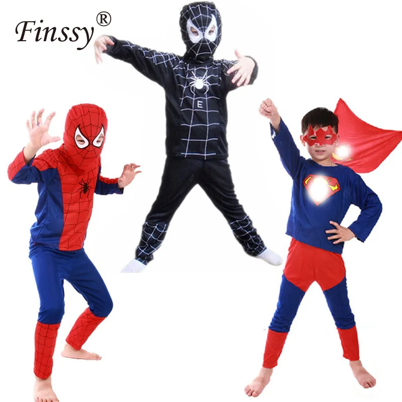 Hero Red Spiderman Costume Boys Cosplay Black Spider Man Halloween Costume for Kids Carnival Clothes Hat Pants Capes Mask
Hero Red Spiderman Costume Boys Cosplay Black Spider Man Halloween Costume for Kids Carnival Clothes Hat Pants Capes Mask