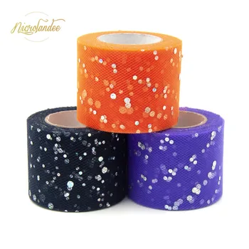 NICROLANDEE 3pcs/set 25 Yards Halloween Tulle Roll Black Orange Purple Tutu Skirt DIY Fabric Party Decor Home Decoration
NICROLANDEE 3pcs/set 25 Yards Halloween Tulle Roll Black Orange Purple Tutu Skirt DIY Fabric Party Decor Home Decoration
