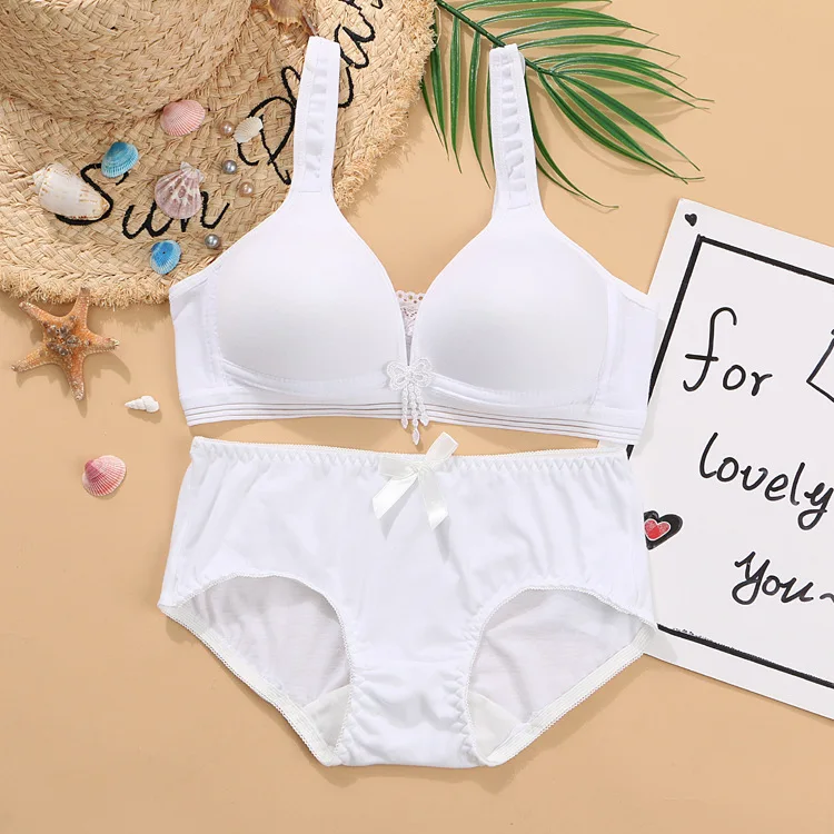 Wireless Woman Underwear Non-sponge Breathable Brassiere Push up Lingerie Set Ultra-Thin Ladies Bra and Panty set
Wireless Woman Underwear Non-sponge Breathable Brassiere Push up Lingerie Set Ultra-Thin Ladies Bra and Panty set