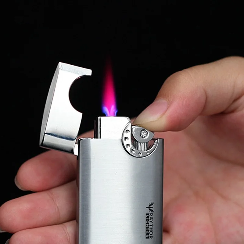Meniscus drill Turbo Jet Lighter Compact Butane Torch Metal Lighters 1300 C Windproof Petrol Gas Lighter Cigarette Accessories
Meniscus drill Turbo Jet Lighter Compact Butane Torch Metal Lighters 1300 C Windproof Petrol Gas Lighter Cigarette Accessories