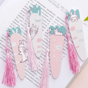 1 Pcs Kawaii Rabbit Carrot Tassel Bookmark for Book Markers Cute Animal Wooden Rulers Page Holder School Office Stationery Gift
1 Pcs Kawaii Rabbit Carrot Tassel Bookmark for Book Markers Cute Animal Wooden Rulers Page Holder School Office Stationery Gift