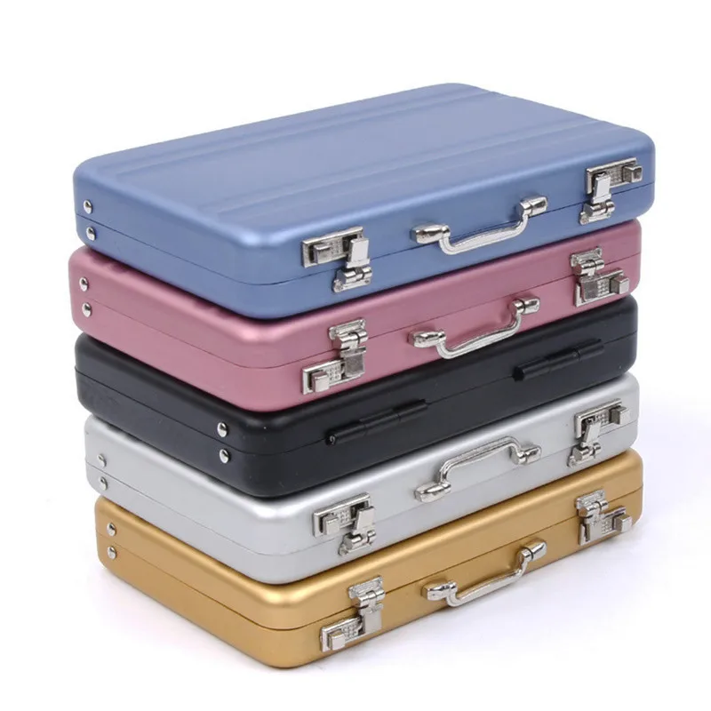 Rectangle New Aluminum ID Credit Card Holder Storage Case Box Business Bank Card Holder Suitcase Shape Organizer
Rectangle New Aluminum ID Credit Card Holder Storage Case Box Business Bank Card Holder Suitcase Shape Organizer
