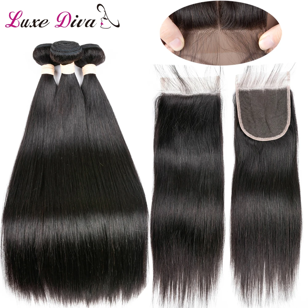 Luxe Diva Malaysian Hair Bundles With Closure Natural Color Human Hair Weave Bundles With Closure Non Remy Hair Extension
Luxe Diva Malaysian Hair Bundles With Closure Natural Color Human Hair Weave Bundles With Closure Non Remy Hair Extension