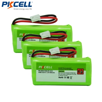 3pcs PKCELL Cordless Phone Battery Replacement AAA 800mAh 2.4V for Uniden BT-1011 BT1011 Vtech BT184342 BT18433
3pcs PKCELL Cordless Phone Battery Replacement AAA 800mAh 2.4V for Uniden BT-1011 BT1011 Vtech BT184342 BT18433