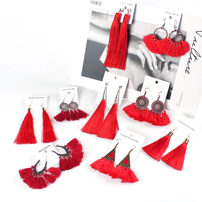 Fashion Handmade Long Tassel Earring Ethnic Triangle Big Circle Sector Drop Earrings Women Statement Jewelry Oorbellen
Fashion Handmade Long Tassel Earring Ethnic Triangle Big Circle Sector Drop Earrings Women Statement Jewelry Oorbellen