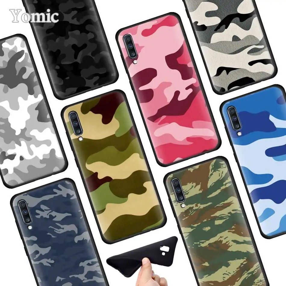 Silicone Soft Phone Case for Samsung Galaxy A50 A40 A70 A30 A20 A80 A6 A7 A8 Plus 2018 Back Case Camouflage Camo military
Silicone Soft Phone Case for Samsung Galaxy A50 A40 A70 A30 A20 A80 A6 A7 A8 Plus 2018 Back Case Camouflage Camo military