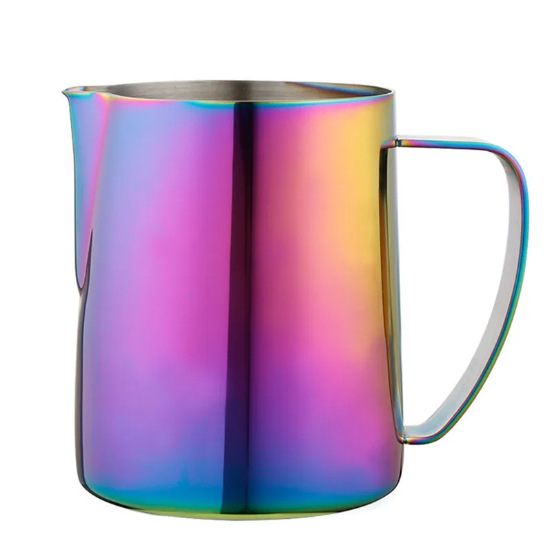 350/600ccStainless Steel Colorful Coffee Pitcher Barista Gear 350ml 600ml Kitchen Coffee Milk Frothing Coffee Jug Bottle
350/600ccStainless Steel Colorful Coffee Pitcher Barista Gear 350ml 600ml Kitchen Coffee Milk Frothing Coffee Jug Bottle