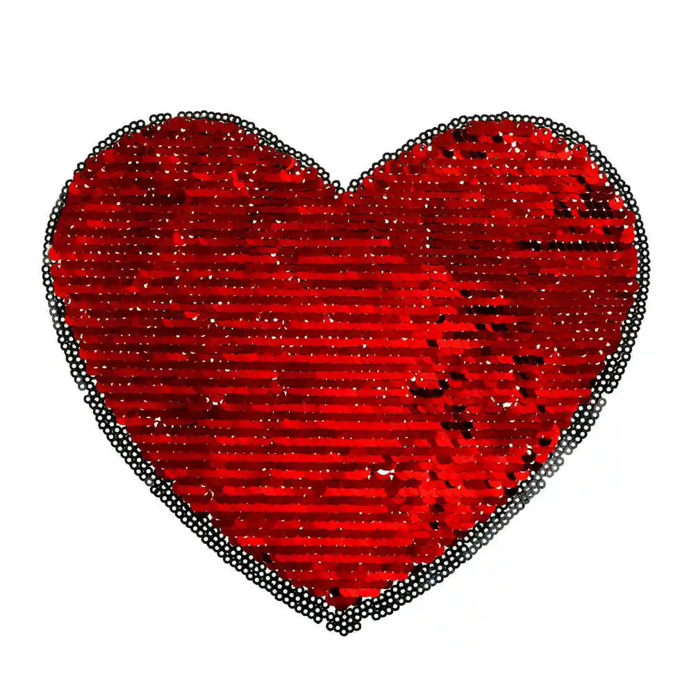 Sequins Paillette Heart Patches Glitter Felt Appliques For Clothes DIY Craft Ornament Sewing Supplies 19cm*14cm
Sequins Paillette Heart Patches Glitter Felt Appliques For Clothes DIY Craft Ornament Sewing Supplies 19cm*14cm