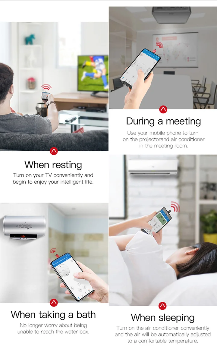 Baseus Universal infrared remote control for iPhone XS Max XR X 8 IR Wireless Smart Remote Control for TV Aircondition Projector Baseus Universal infrared remote control for iPhone XS Max XR X 8 IR Wireless Smart Remote Control for TV Aircondition Projector