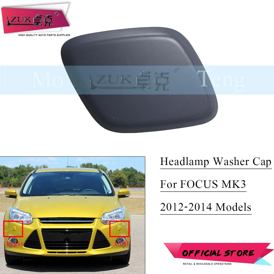 ZUK Front Bumper Headlight Washer Nozzle Cover For FORD FOCUS MK3 2012 2013 2014 Washer Cap Shell Base Color
ZUK Front Bumper Headlight Washer Nozzle Cover For FORD FOCUS MK3 2012 2013 2014 Washer Cap Shell Base Color