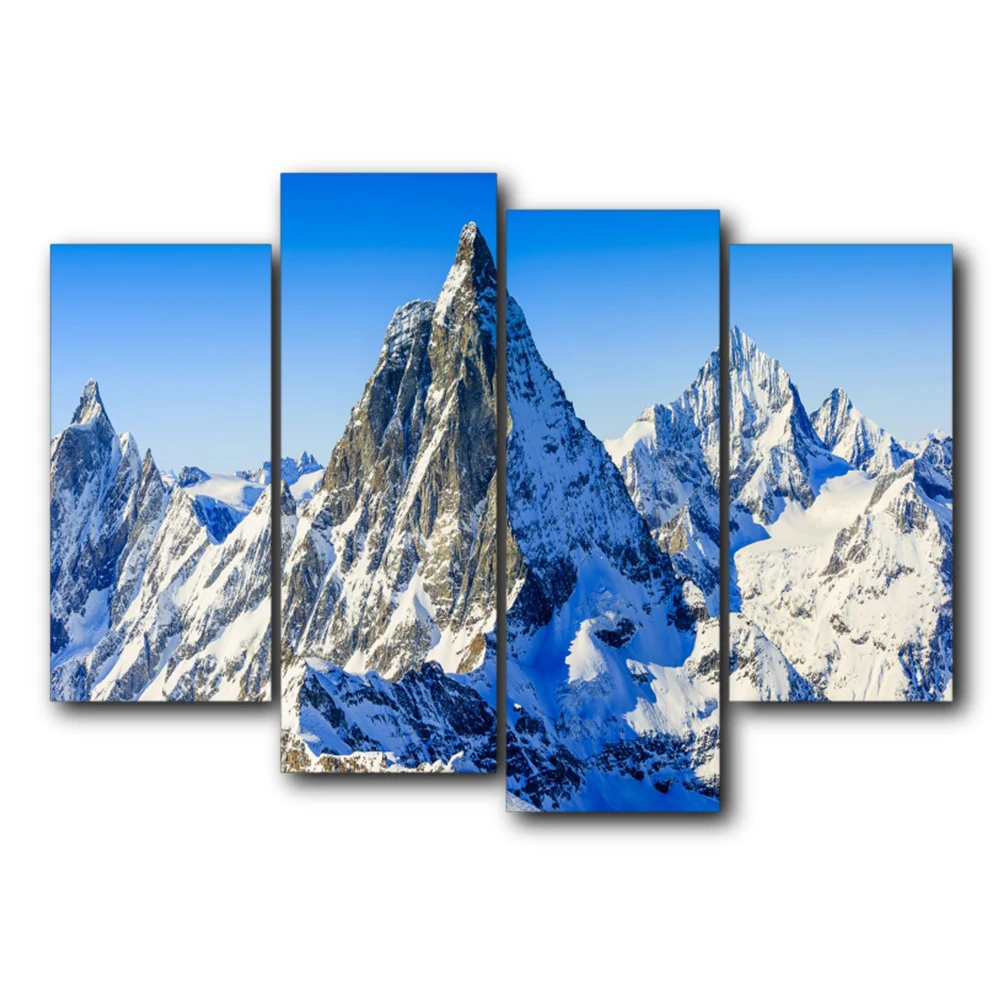 Winter Snow Mountain 4 Panel Outside Posters and Prints Vintage Abstract HD Canvas Wall Art Home Living Room Decoration No Frame
Winter Snow Mountain 4 Panel Outside Posters and Prints Vintage Abstract HD Canvas Wall Art Home Living Room Decoration No Frame