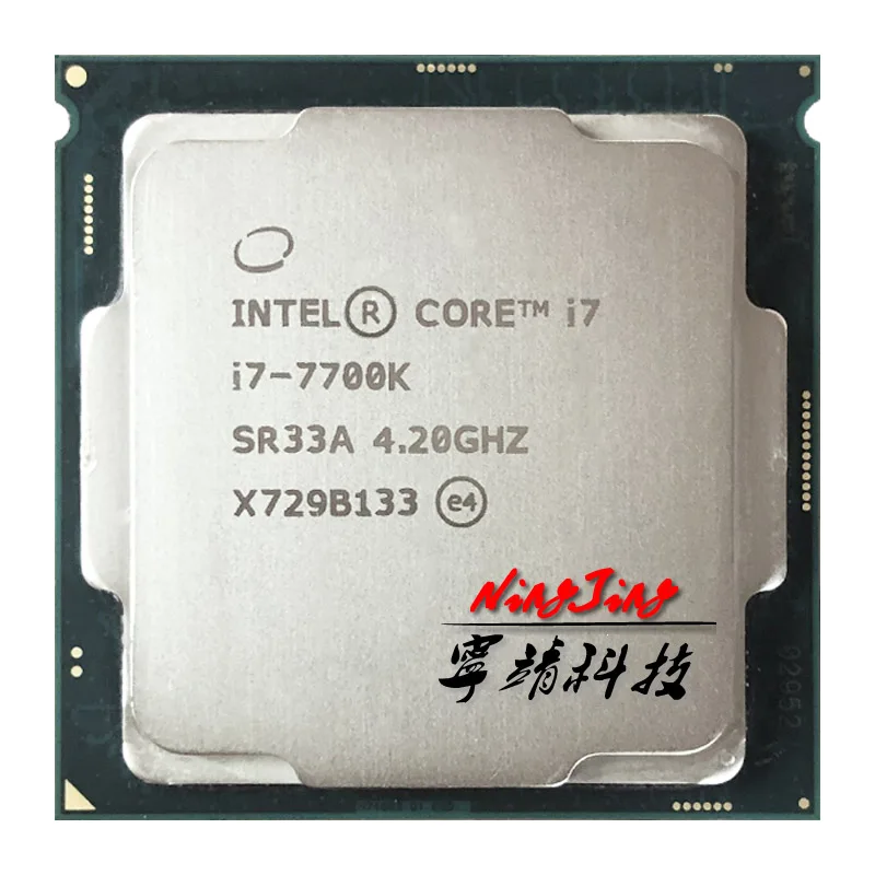 Intel Core i7-7700K i7 7700K 4.2 GHz Quad-Core Eight-Thread CPU Processor 8M 91W LGA 1151
Intel Core i7-7700K i7 7700K 4.2 GHz Quad-Core Eight-Thread CPU Processor 8M 91W LGA 1151