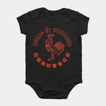 Baby Onesie Baby Bodysuits kid t shirt Funny white Black tee Fashion Sriracha Foods Logo T Shirt
Baby Onesie Baby Bodysuits kid t shirt Funny white Black tee Fashion Sriracha Foods Logo T Shirt